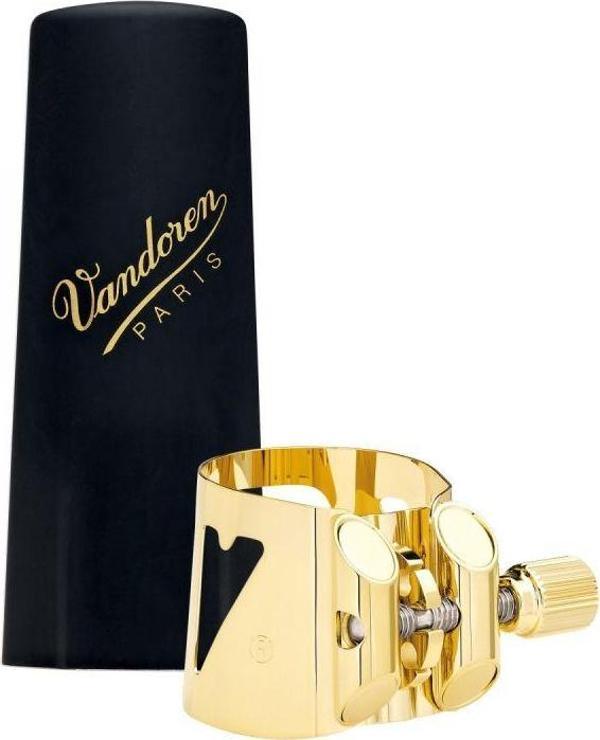 Vandoren LC080P Optimum Tenor Saksafon V16 Bek Gold Bilezik,Plastik Kapak - Image 1