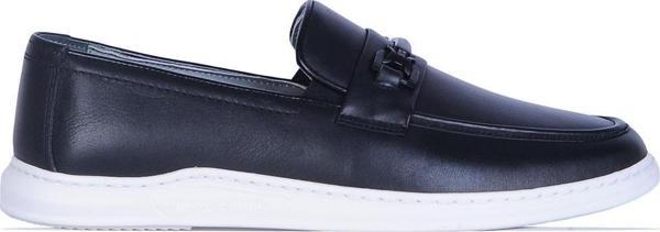 Pierre Cardin 191074 Premıum Siyah Erkek Deri Loafer Ayakkabı - Image 1