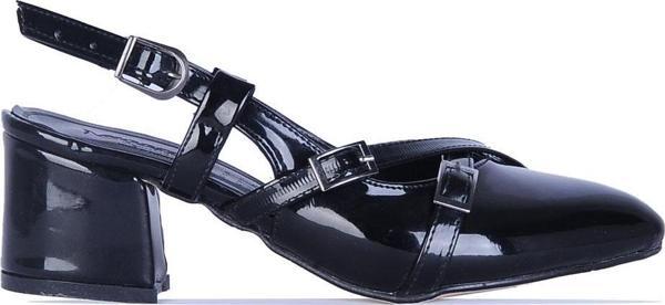Ayakcenter By11 Ayışığı Siyah Rgn 6Cm Kadın Topuklu Ayakkabı - Image 1