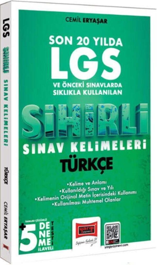 Yargı Yayınları 8. Sınıf LGS Türkçe Son 20 Yılda Sıklıkla Kullanılan Sihirli Sınav Kelimeleri - Yargı Yayınları - Image 1