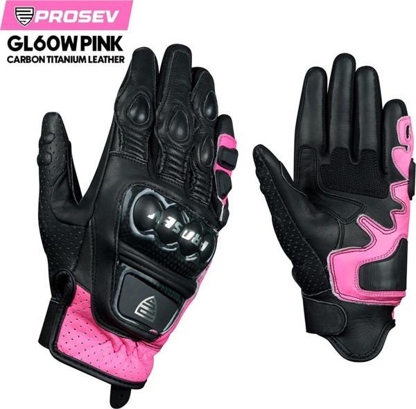 PROSEV GL60 DERİ ELDİVEN PEMBE - Image 1