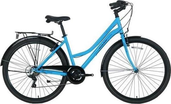 BİSAN SMILE BAYAN ŞEHİR BİSİKLETİ 44CM V 26 JANT 7 VİTES MAVİ SİYAH - Image 1