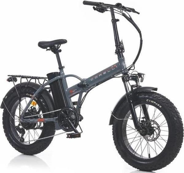 CORELLİ VONIQ ECO FAT BIKE ELEKTRİKLİ KATLANIR BİSİKLET 42CM MD 20 JANT 7 VİTES GRAY - Image 1
