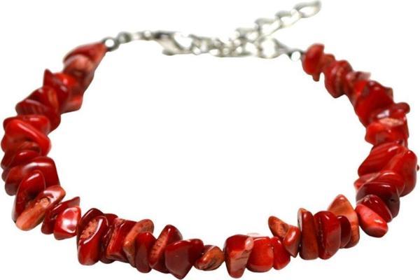 Sertifikalı Burç Bilekliği Doğal Taş Mercan Taşı - Image 1