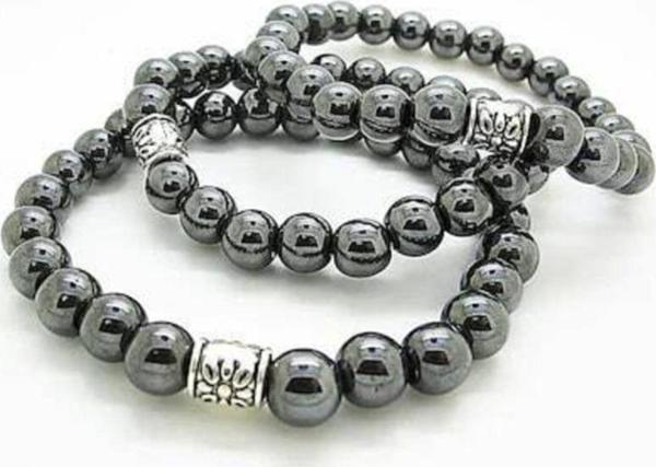 Sertifikalı Doğal Taş Orijinal Hematit Taşı Bileklik - Image 1