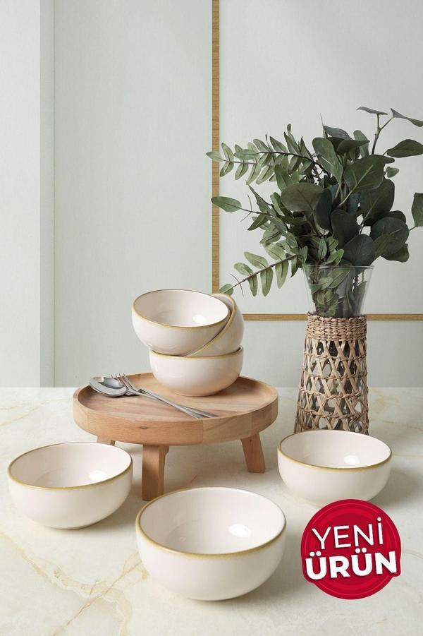 Keramika Bronze Bloom Bulut Kase 12 Cm 6 Adet 22928 - Image 1