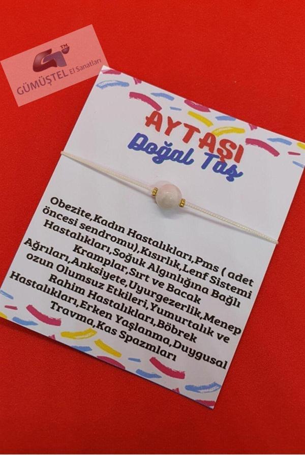 Sertifikalı Aytaşı Bileklik Orijinal Doğal Taş - Image 1