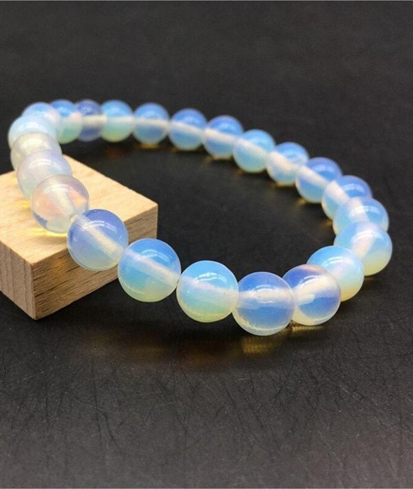 Sertifikalı Opal Taşı Bileklik Aaa Kalite Orijinal Opal Taşı Doğal Taş Bileklik - Image 1