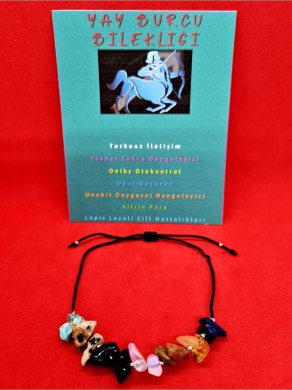 Sertifikalı Yay Burcu Bileklik Doğal Taş - Image 1