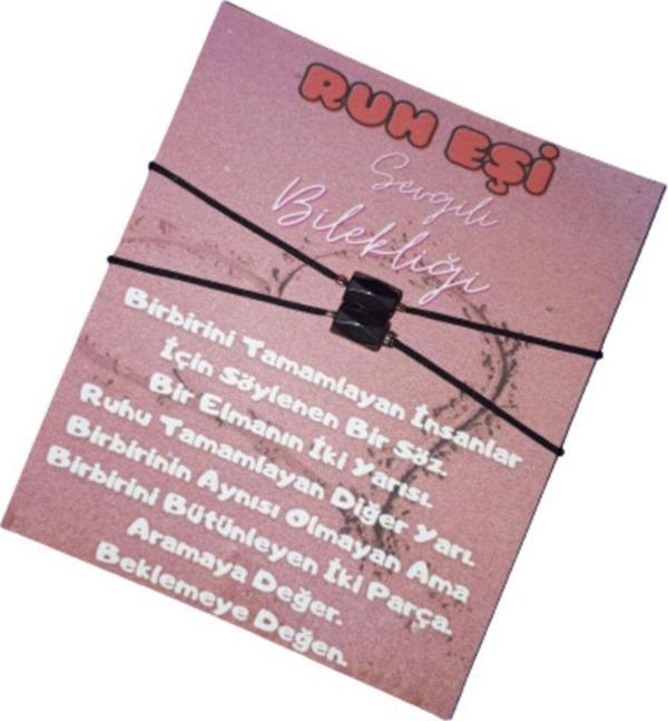 Sertifikalı Ruh Eşi Mıknatıslı Hematit Taşı Sevgili Bilekliği - Image 1