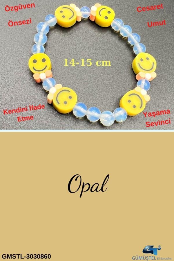 Sertifikalı Opal Doğal Taş Çocuk Bilekliği - Image 1