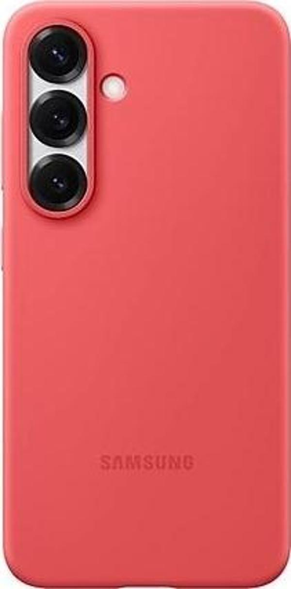 Samsung Galaxy S25 Silikon Kılıf Kırmızı - Image 1