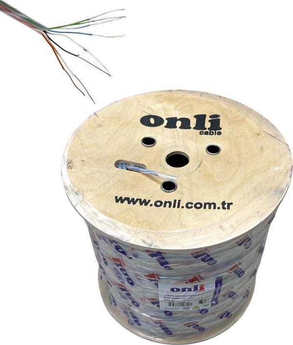 Onli 500Mt 23AWG UTP CAT6 Network Kablosu Şeffaf Yerli Üretim - Image 1