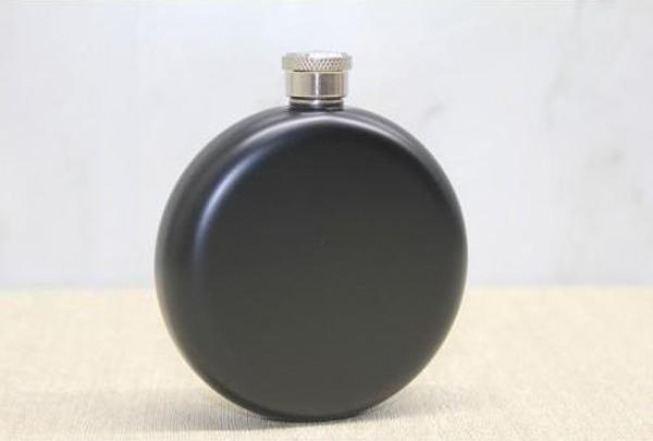 Büro Ev Ofis Hediyesi için 140ML Tekli Siyah Yuvarlak Matara - Image 1