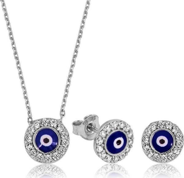 Gümüş Nazar Bayan Set  SL2895 - Image 1