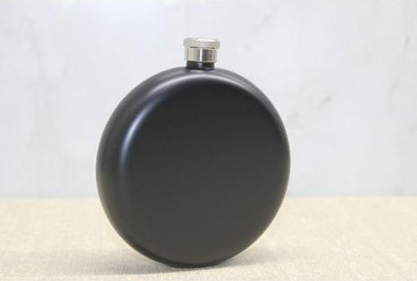 Büro Ev Ofis Hediyesi için 240ML Tekli Siyah Yuvarlak Matara - Image 1