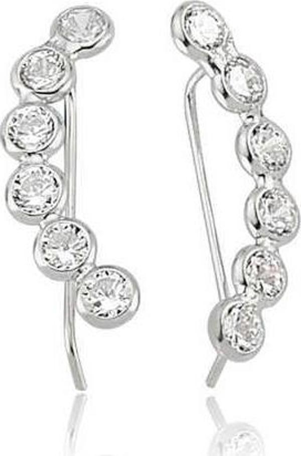 Gümüş Su Yolu Küpe SL6434 - Image 1