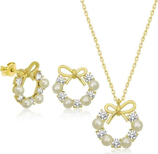 Gümüş İnci Kurdele Kadın Set SL4646 - Image 1