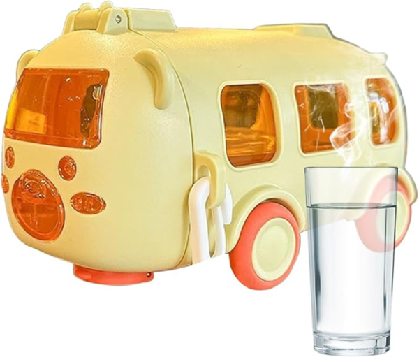 Büro Ev Ofis Hediyesi için 500ML Otobüs Motifli Suluk Su Matarası - Image 1