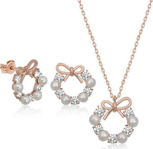 Gümüş İnci Kurdele Kadın Set SL4649 - Image 1