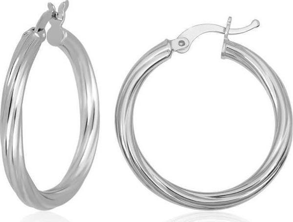 Gümüş 3 mm Burgu Şarnel Küpe SL4516 - Image 1