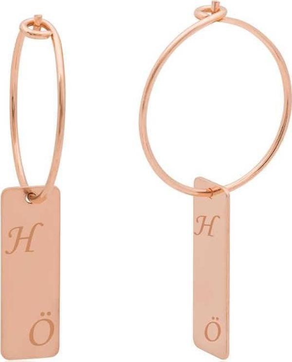 Gümüş Kişiye Özel Çubuk Küpe SL3117 - Image 1