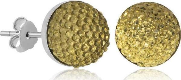 Gümüş Kristal Çivili Kadın Küpe  SL5019 - Image 1