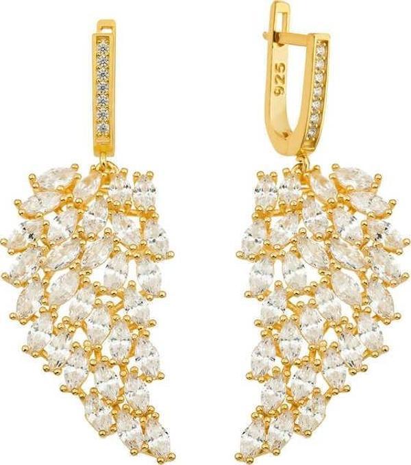 Gümüş Melek Kanadı Küpe  SL5673 - Image 1