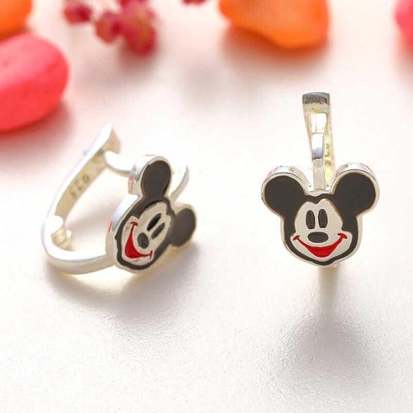 Gümüş Fare Çocuk Küpesi SL6144 - Image 1