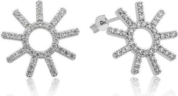 Gümüş Güneş Bayan Küpe SL3501 - Image 1