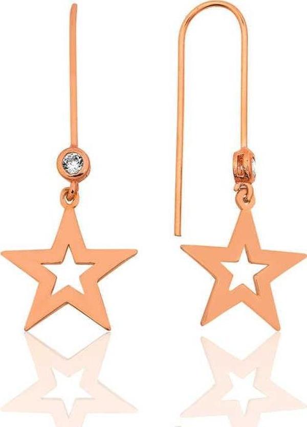 Gümüş Yıldız Küpe  SL2204 - Image 1