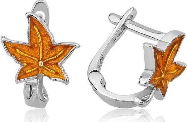 Gümüş Yaprak Çocuk Küpesi SL3309 - Image 1