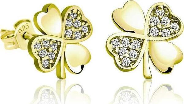 Gümüş Yonca Kadın Küpe  SL4999 - Image 1