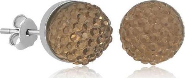 Gümüş Kristal Çivili Kadın Küpe  SL5030 - Image 1