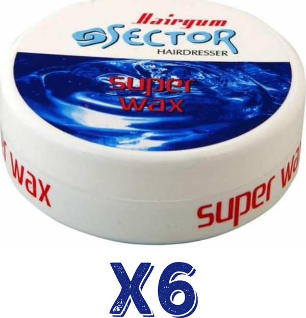 Sector Hairmate Superwax Ultra Sert Mavi Wax 150 Ml 6 Adet - Image 1