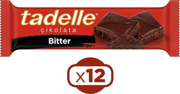 Tadelle Bitter Tablet Çikolata 30 gr x 12 Adet - Image 1
