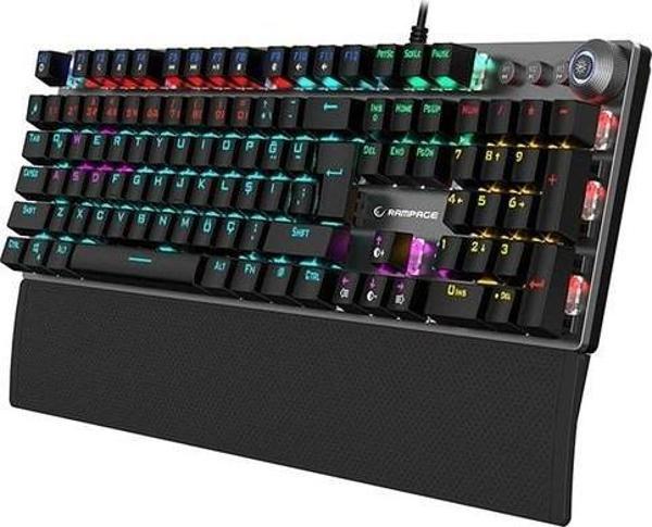 KB-R28 Blade Plus Tam Türkçe Kırmızı Switch Mekanik Klavye - Image 1