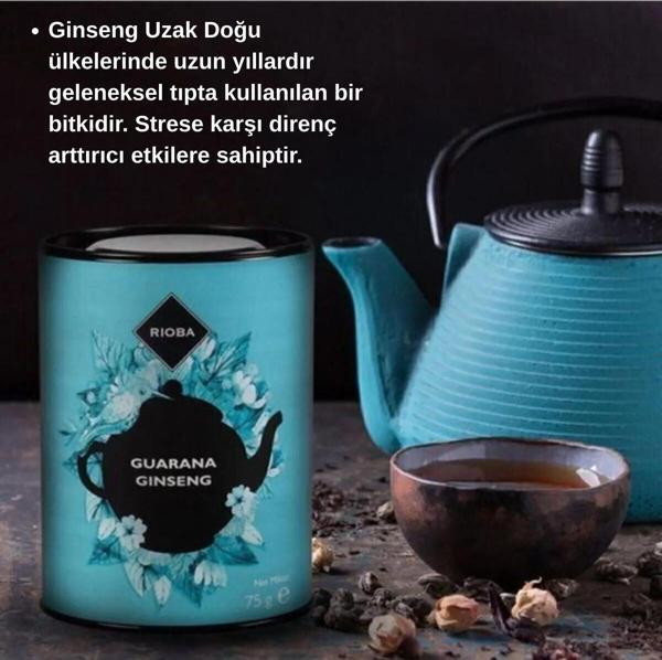 Rıoba Guarana Ve Ginsengli Bitki Çayı 75G Çay - Image 1