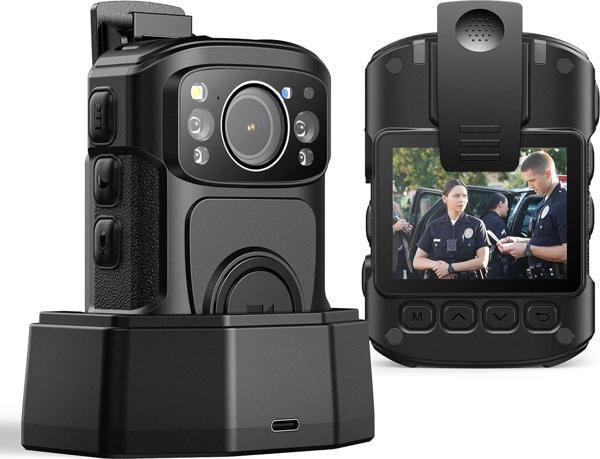 Boblov B4K5 256GB 4K Vücut Kamerası, 3400mAh IP68 Su Geçirmez GPS - Image 1