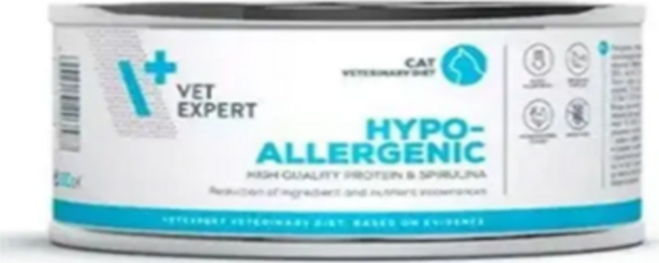 Vet Expert Hypoallergenic Kedi Konserve Yaş Mama 100 gr - Image 1