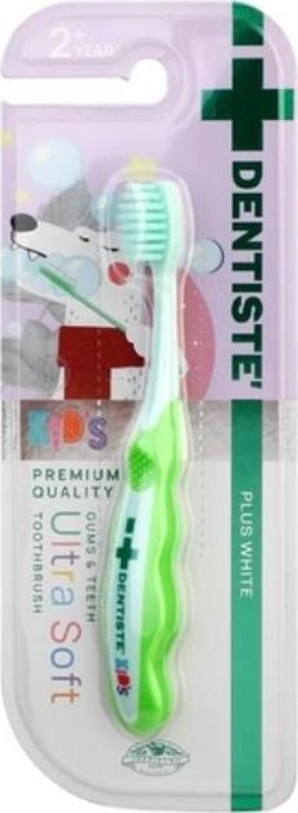 Dentiste Kids Ultra Soft Diş Fırçası +2 Yaş - Yeşil - Image 1