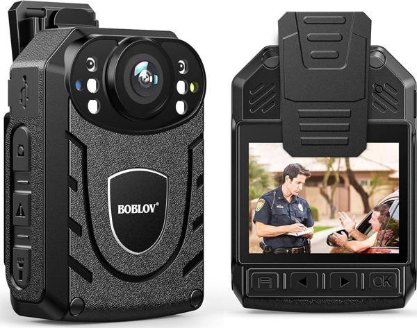 Boblov KJ21 - 1296P Vücut Giyilebilir Kamera - 256GB'a Kadar Bellek Genişletme - Image 1