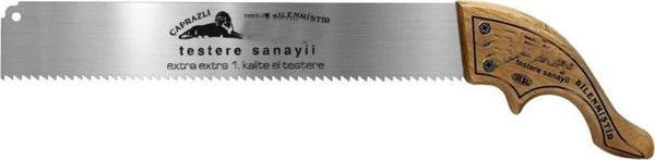 Abay Mavi Çelik Pala Testere 50 cm - Ahşap Sap - Image 1