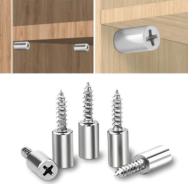 BUFFER® 30 Adet Dayanıklı Metal Raf Tutucu Raf Pimi  - Image 1