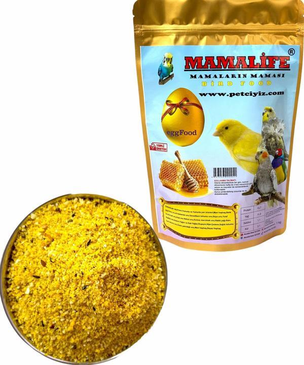 Mamalife Mamaların Maması Bird Food  Ballı Polenli 1kg (PETDÜNYAM) - Image 1