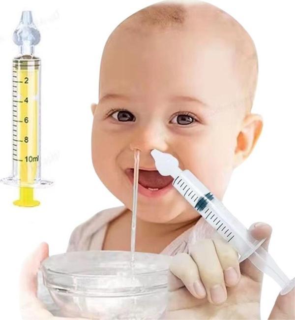 BUFFER® Yeniden Kullanılabilir, Manuel Burun Temizleyici 10ml Kapasiteli Burun Açıcı Şırınga - Image 1