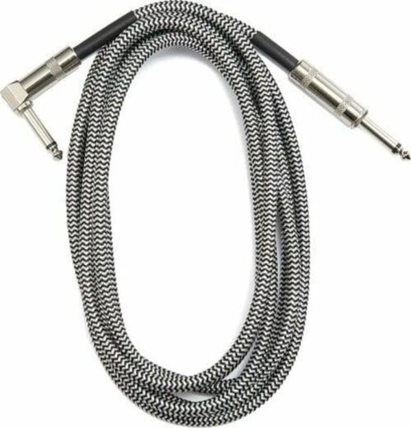 DRCA2BK GİTAR KABLO GÜRÜLTÜSÜZ (NOISLESS) 3M SİYAH ÜTÜ - Image 1
