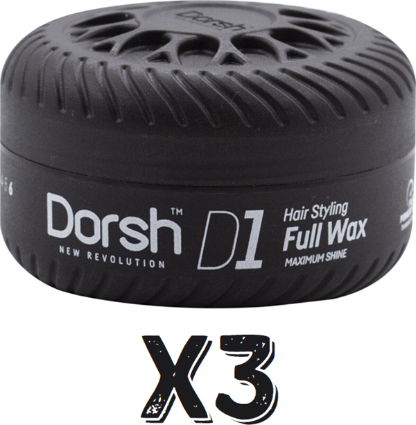 Dorsh Saç Şekillendirici Wax Full Wax D1 150 Ml 3 Adet - Image 1