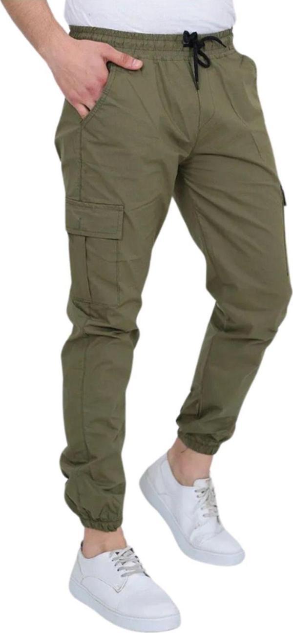 Wamoss 2025  Fit Battal Beden Pantolon Haki 29 - Image 1
