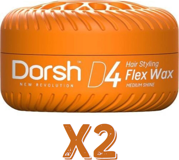 Dorsh Saç Şekillendirici Wax Flex Wax D4 150 Ml 2 Adet - Image 1